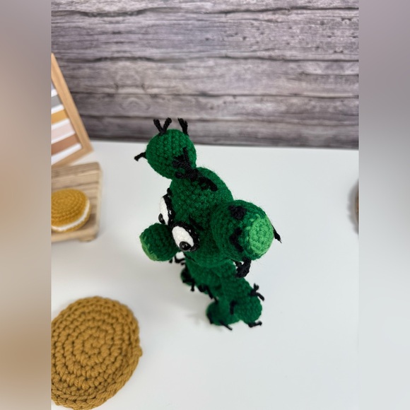 Thorny The Cactus Crochet Amigurumi Doll - Picture 4 of 9